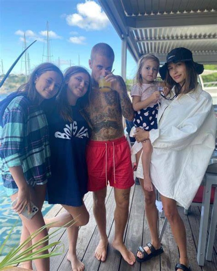 Jazmyn Bieber with her family
