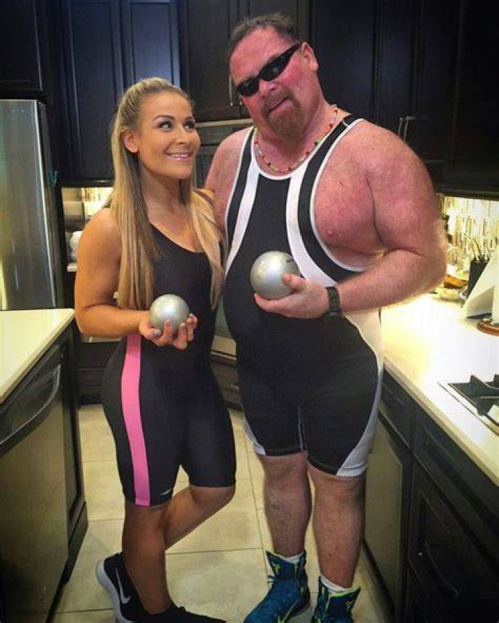 Jenni Neidhart with her dad
