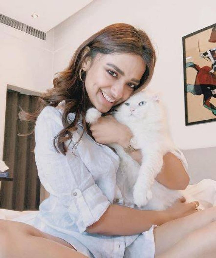 Jiya Shankar has a pet cat