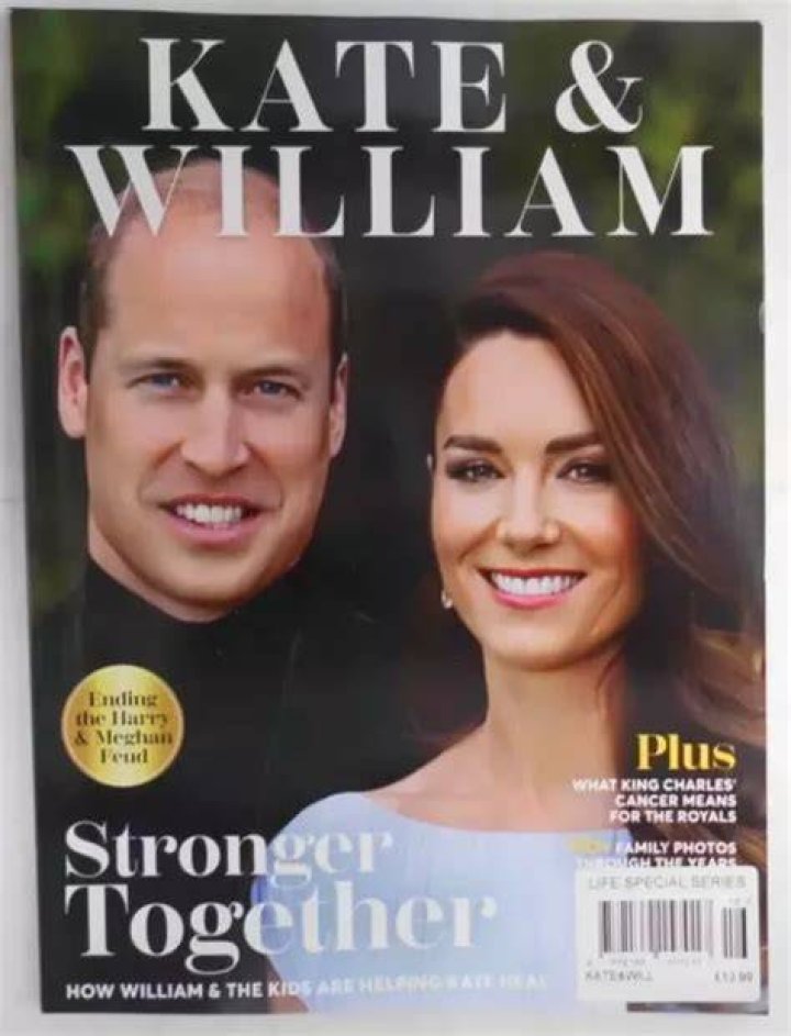 Kate featured on various magazine covers