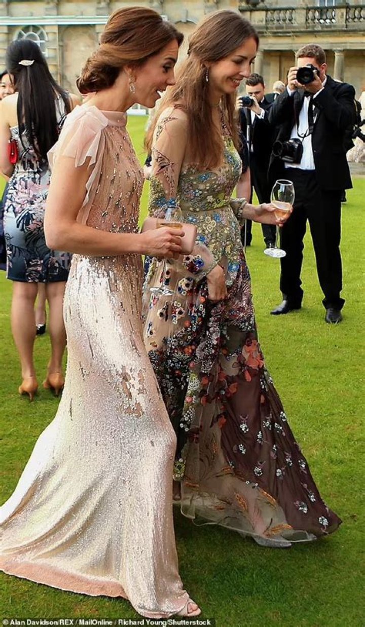 Kate with her friend