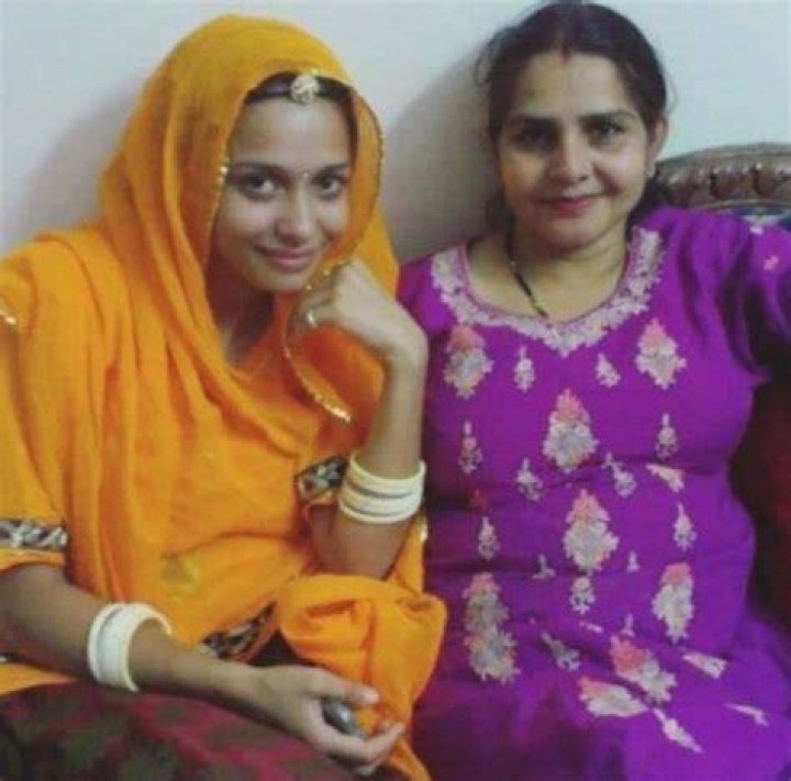 Kate with her mother Meena Sharma