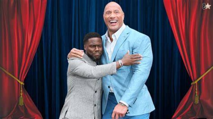 Kevin Hart with his friend