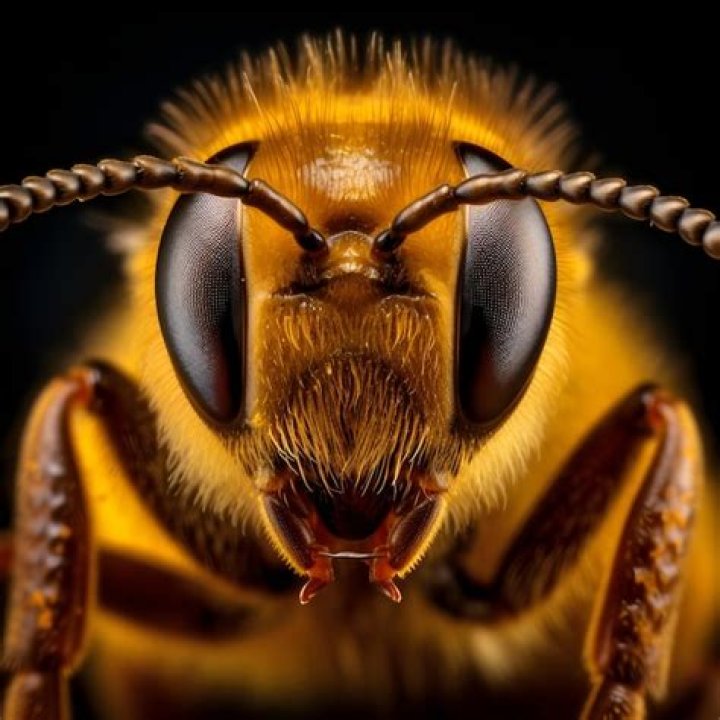 Macro Bee Photography White Fuzz