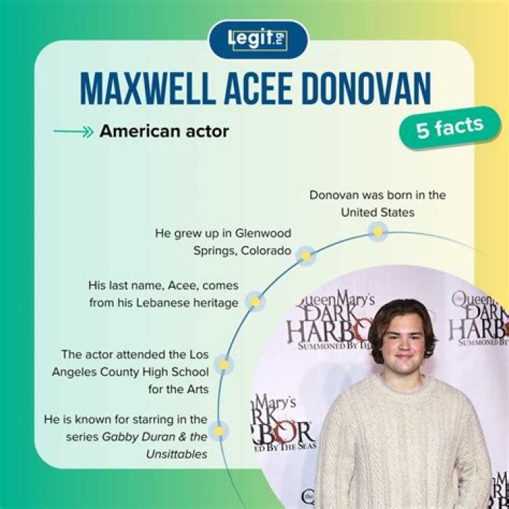 maxwell donovan facts