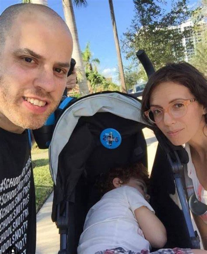 Michael Skolnik with his son Mateo Ali