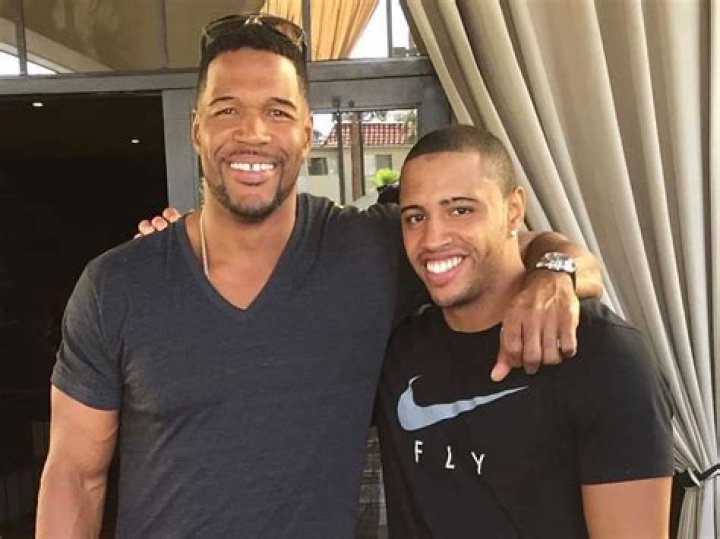 Michael Strahan Jr during his school days