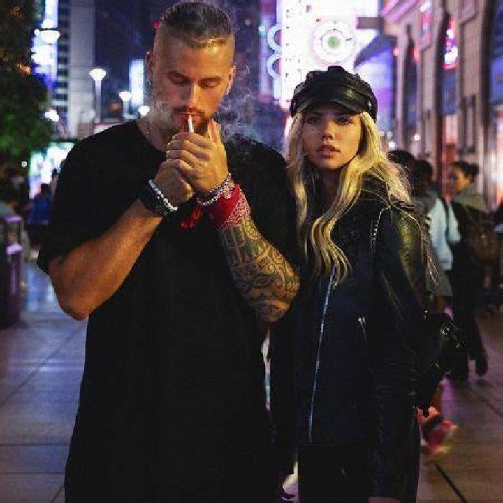 Nata Lee with her boyfriend, Mavrin