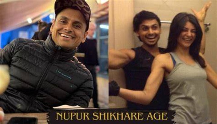 Nupur Shikhare old image with his dad