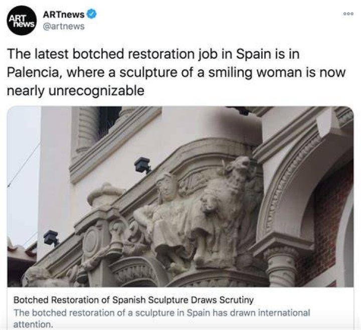 Palencia Statue Restoration