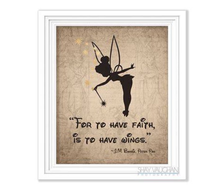 Peter Pan quotes poster