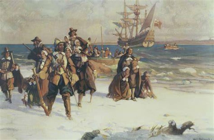 Pilgrims Aboard The Mayflower