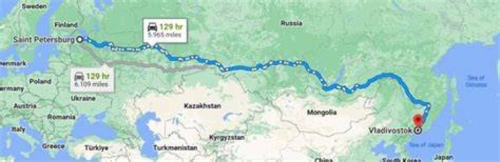 Proposed Trans-Siberian Highway Map