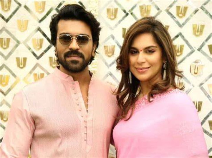 Ram Charan and Upasana Kamineni at engagement