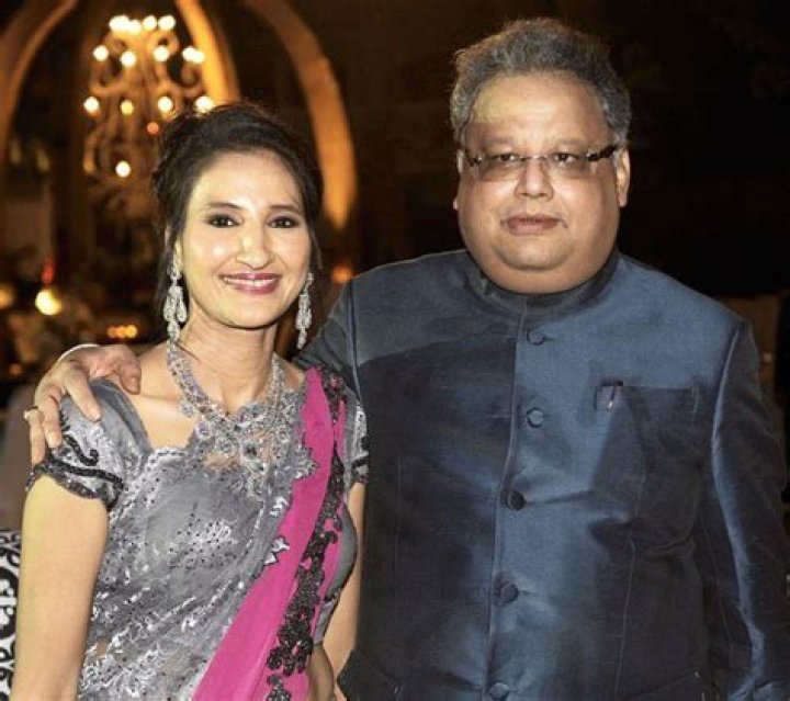 Rekha Jhunjhunwala with her husband