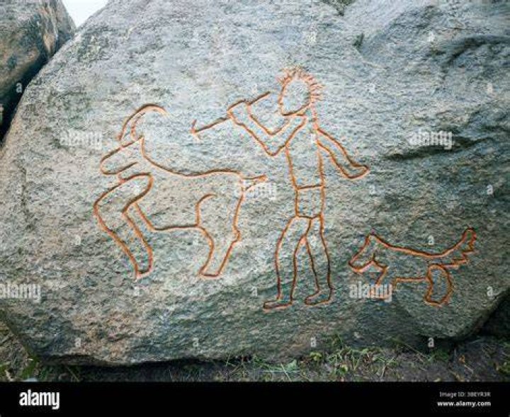 Rock Carving In The Atbai Desert