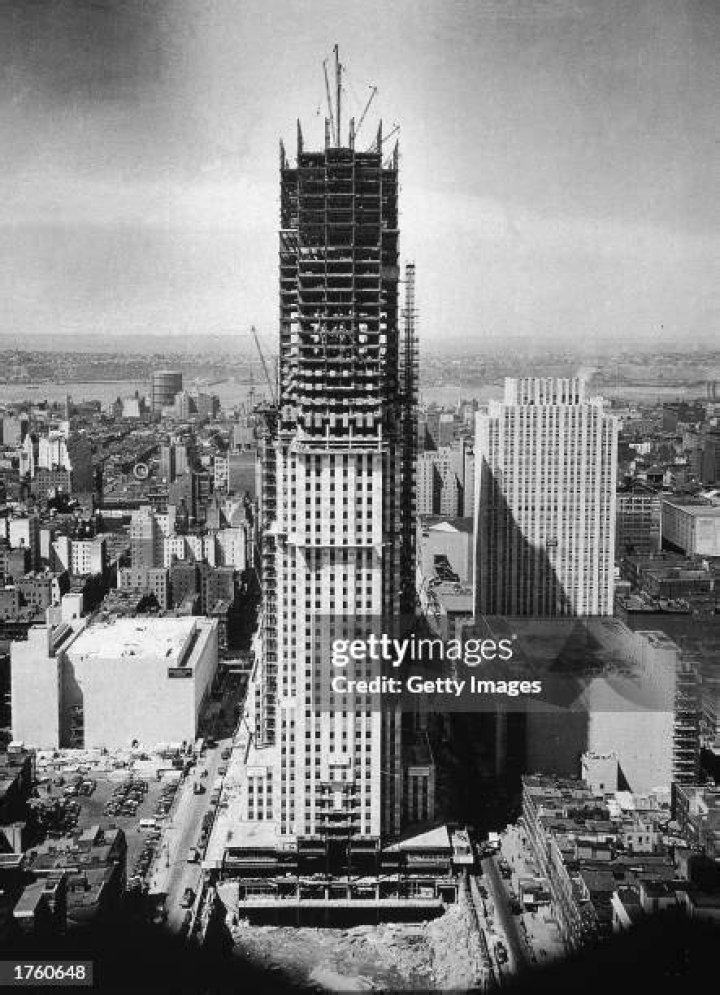 Rockefeller Center Construction