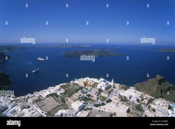 Santorini Aerial Photograph
