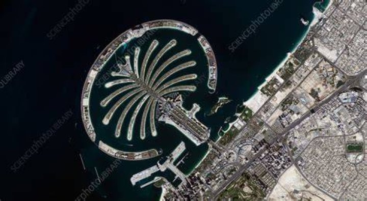 Satellite Images Dubai Palm