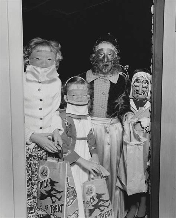 Scary Old Halloween Costumes Bottle
