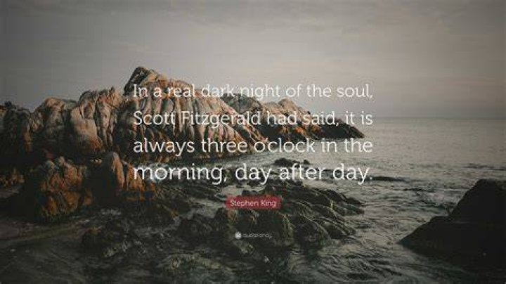 Scott Fitzgerald Dark Night Soul