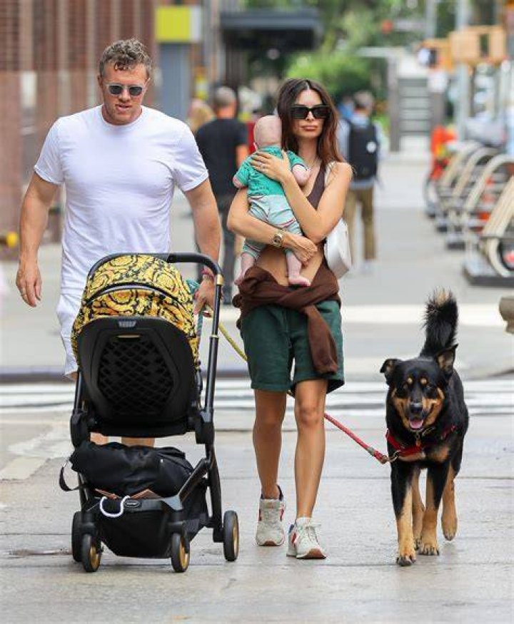 Sebastian Bear with his family members