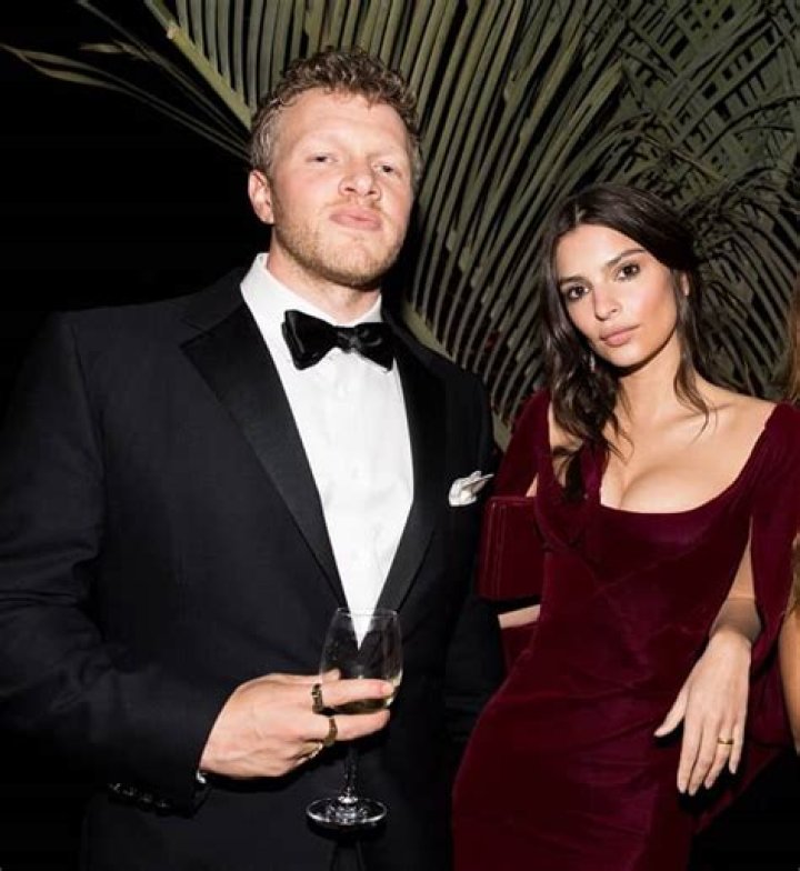 Sebastian Bear with his wife Emily Ratajkowski