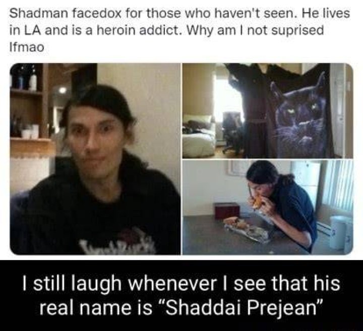 Shaddai Prejean is alcoholic