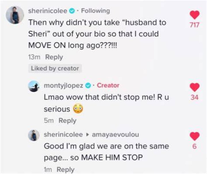 Sheri Easterling Response To A Monty Lopez Parody TikTok Video
