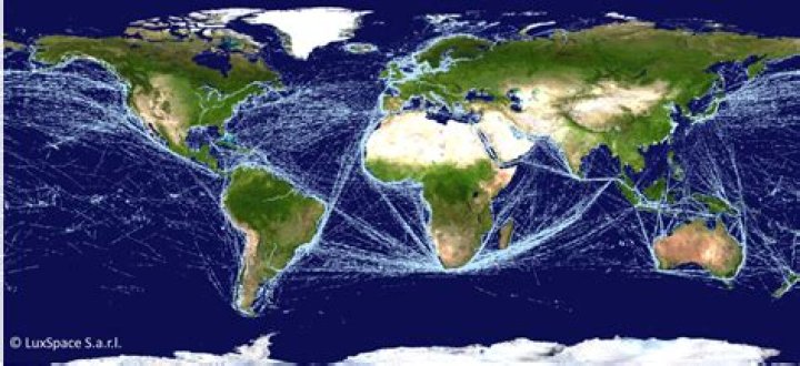 Ship Traffic World Map