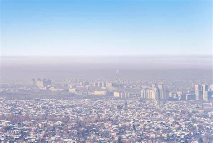 Smog In Almaty Kazakhstan