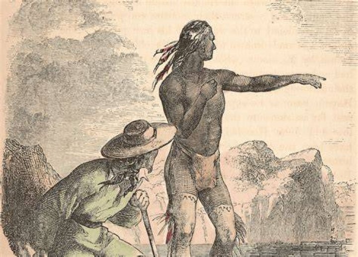 Squanto Guiding Pilgrim