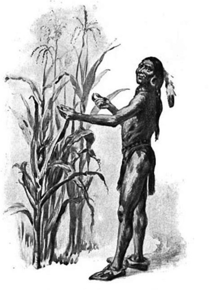 Squanto Planting Corn