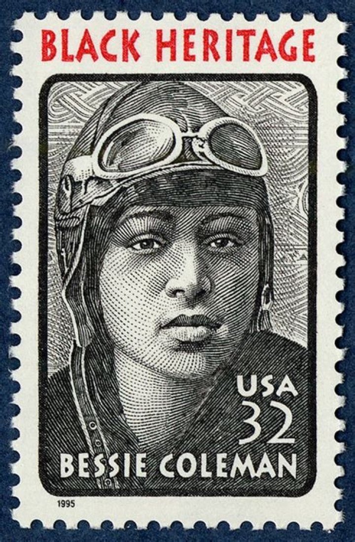 Stamp Of Bessie Coleman