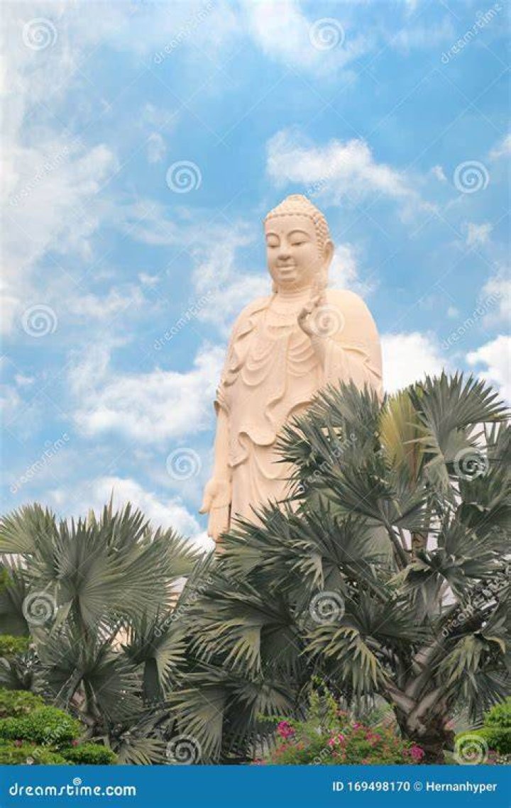 Statue Foreground Trees