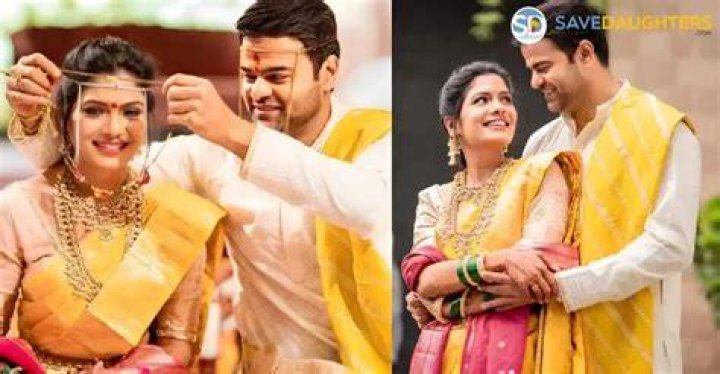 Suruchi Adarkar with her husband Piyush Ranade 