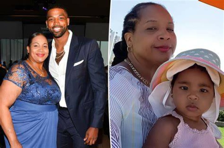 Theo Thompson with her mom