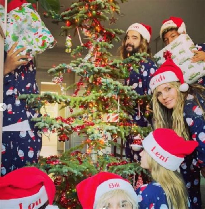 Tom Kaulitz celebrates Christmas