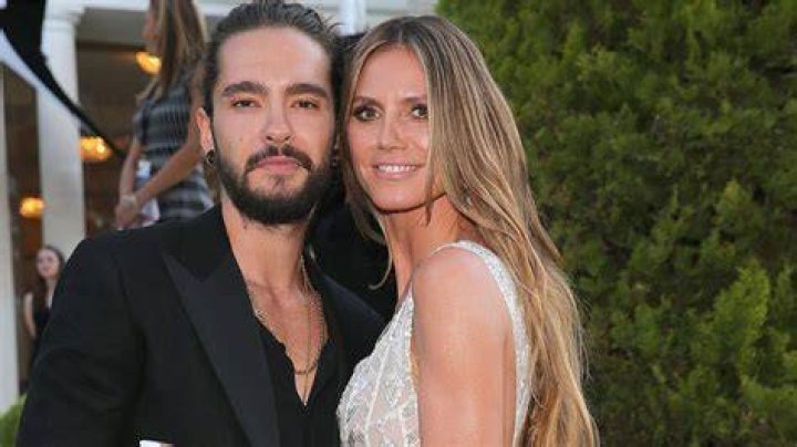 Tom Kaulitz with his wife