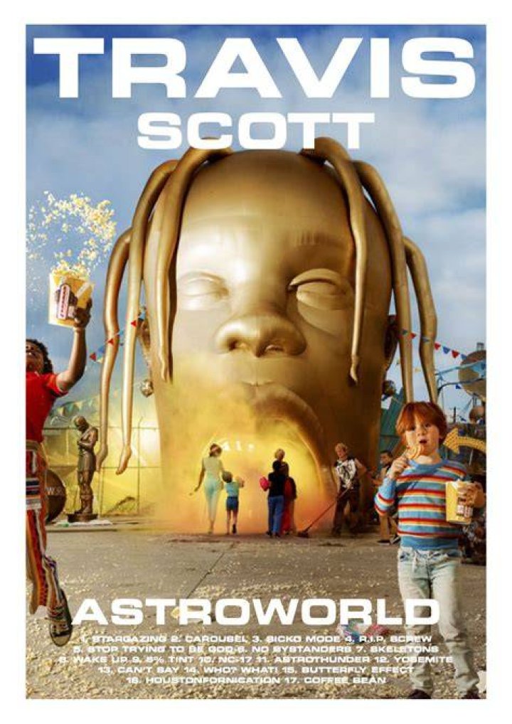 Travis Scott Shares A Second Album Cover For “Astroworld”