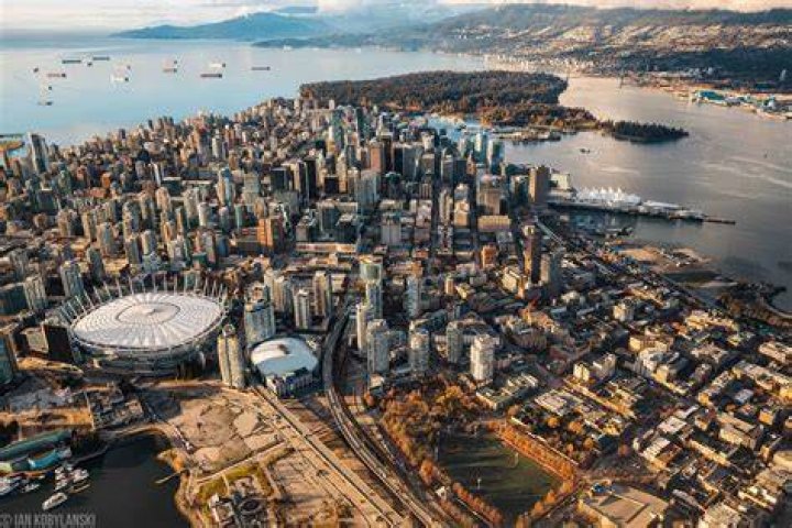 Vancouver Canada Aerial Picture
