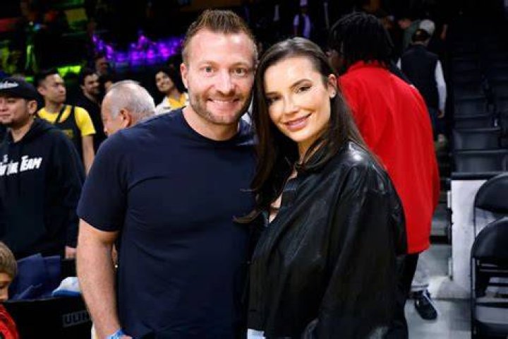 Veronika with her fiancé Sean McVay