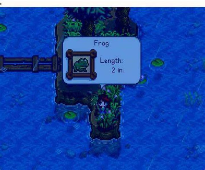 What does the frog want me to grow in Stardew?