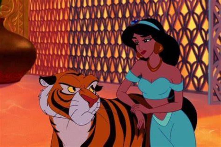What is Jasmine’s Tiger’s name in Aladdin?