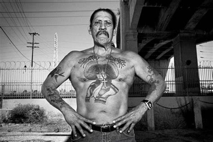 What is the tattoo on Danny Trejo’s chest?