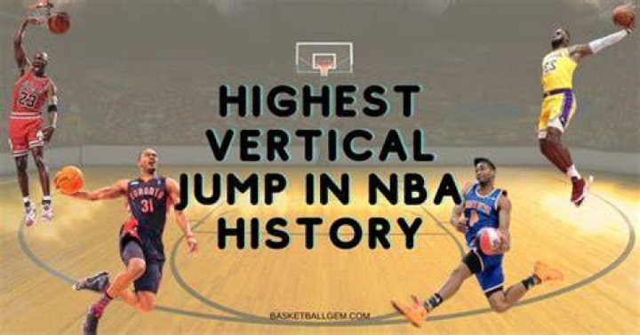 Who has the highest vertical in NBA history?