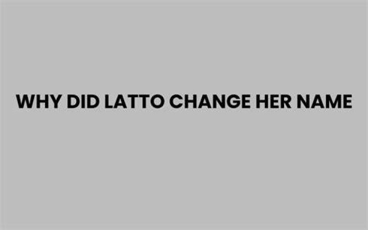 Why Did Latto Change Her Name?