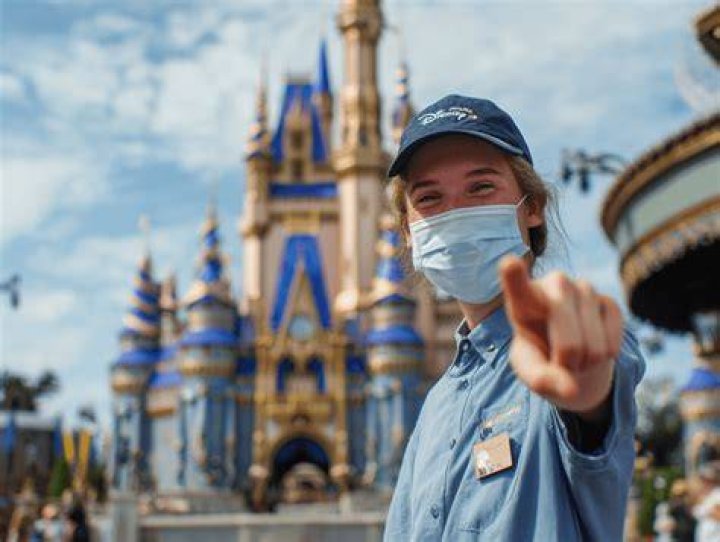 Why do Disney workers point with two fingers?