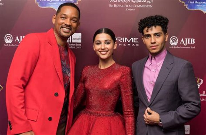 Will Smith With Naomi Scott and Mena For Aladdin