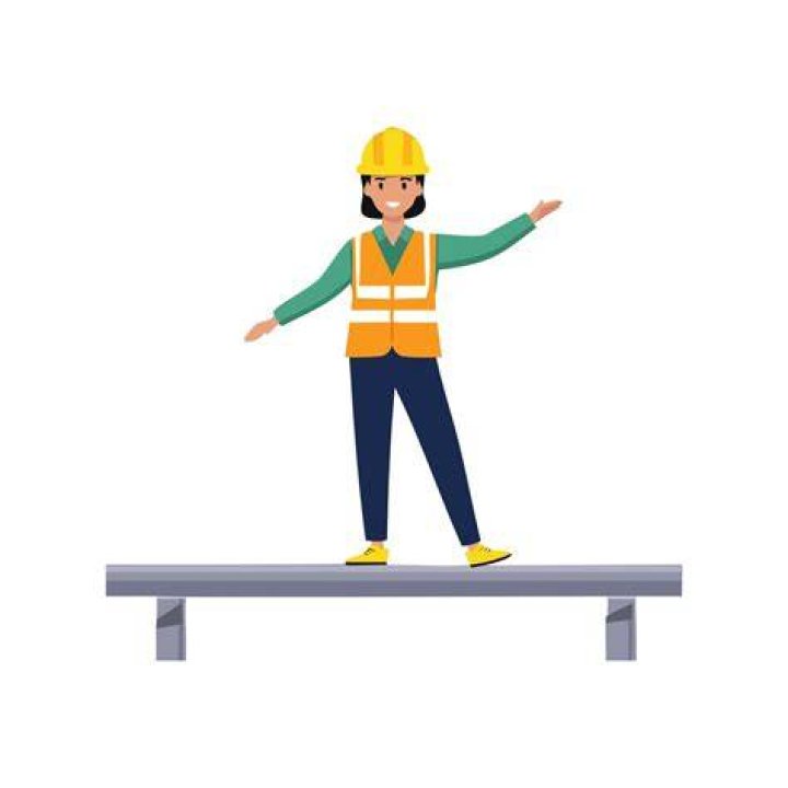 Worker Balancing On Construction Beam